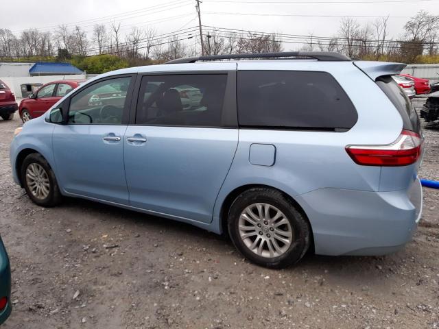 5TDYZ3DC1HS861002 - 2017 TOYOTA SIENNA XLE BLUE photo 2