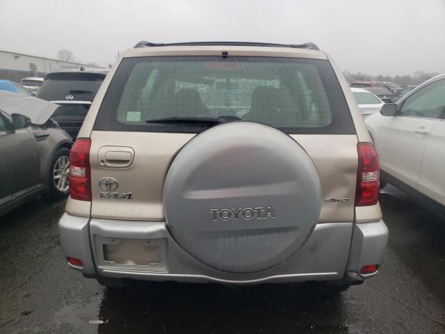 JTEHD20V840018312 - 2004 TOYOTA RAV4 TAN photo 6