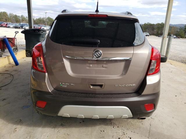 KL4CJCSB3EB538739 - 2014 BUICK ENCORE BROWN photo 6