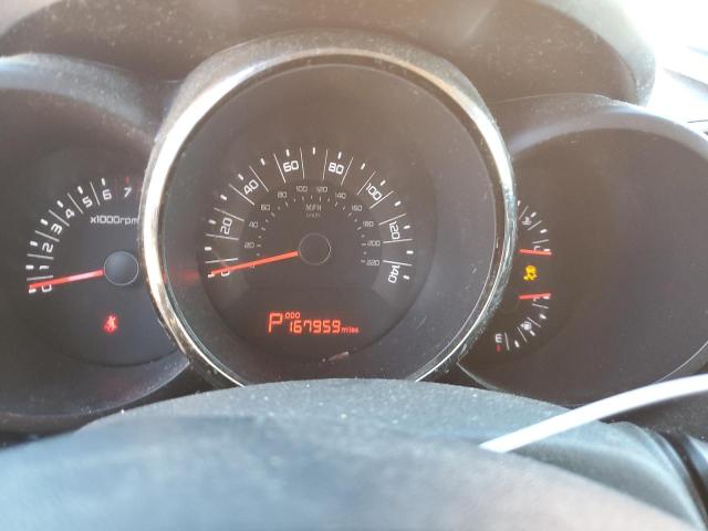 KNDJT2A21B7260151 - 2011 KIA SOUL + ORANGE photo 9