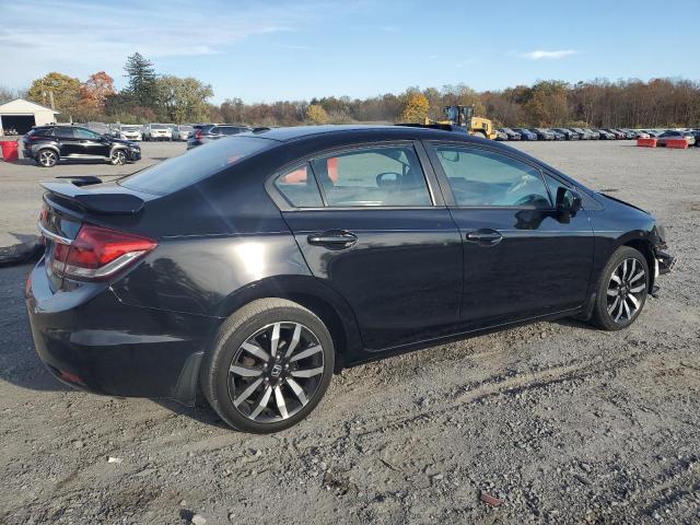 2HGFB2F90FH506178 - 2015 HONDA CIVIC EXL შავი ფოტო 3