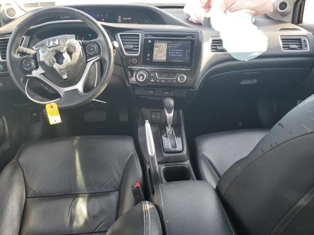 2HGFB2F90FH506178 - 2015 HONDA CIVIC EXL შავი ფოტო 8