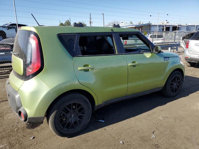 KNDJN2A27F7770035 - 2015 KIA SOUL GREEN photo 3