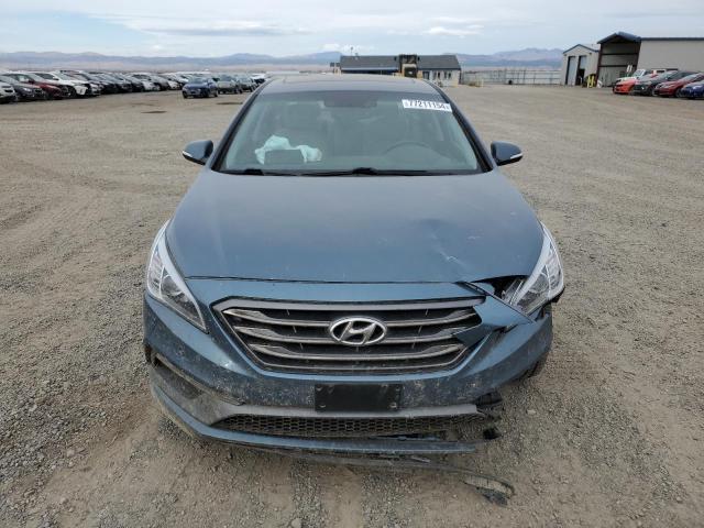 5NPE34AF5HH585308 - 2017 HYUNDAI SONATA SPORT BLUE photo 5