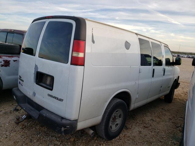 1GCGG25U841186260 - 2004 CHEVROLET EXPRESS G2 WHITE photo 3