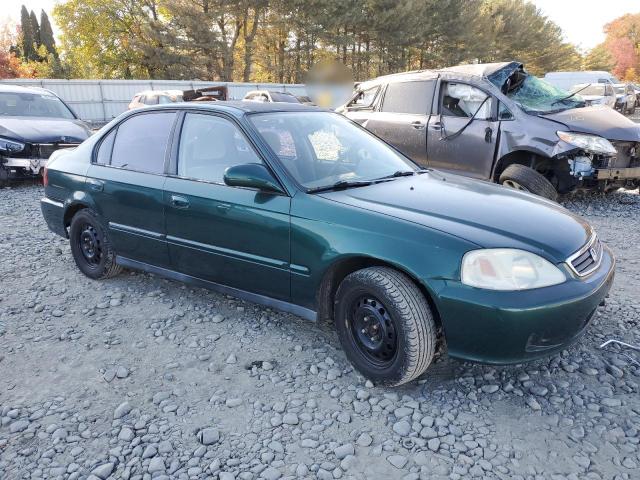 2HGEJ6610YH588495 - 2000 HONDA CIVIC BASE GREEN photo 4