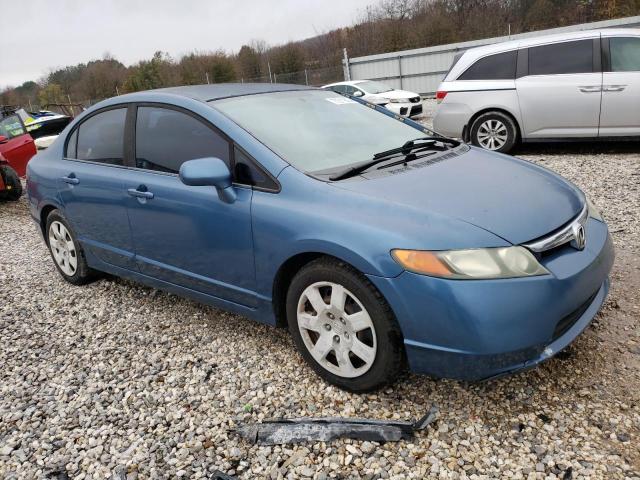 1HGFA16508L077284 - 2008 HONDA CIVIC LX BLUE photo 4