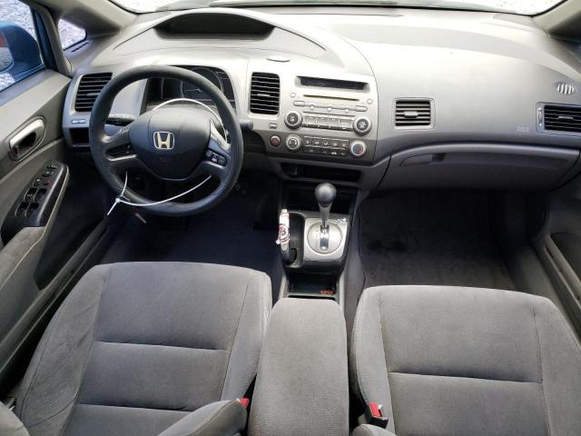 1HGFA16508L077284 - 2008 HONDA CIVIC LX BLUE photo 8