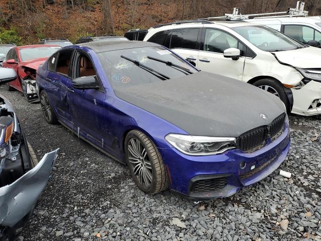 WBAJB9C5XKB288110 - 2019 BMW M550XI BLUE photo 4