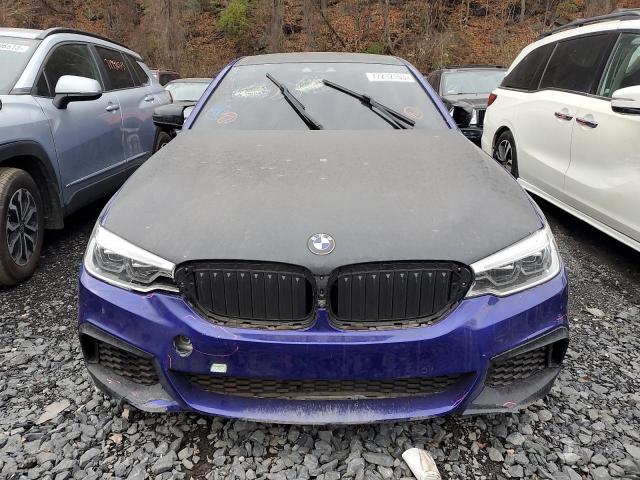 WBAJB9C5XKB288110 - 2019 BMW M550XI BLUE photo 5