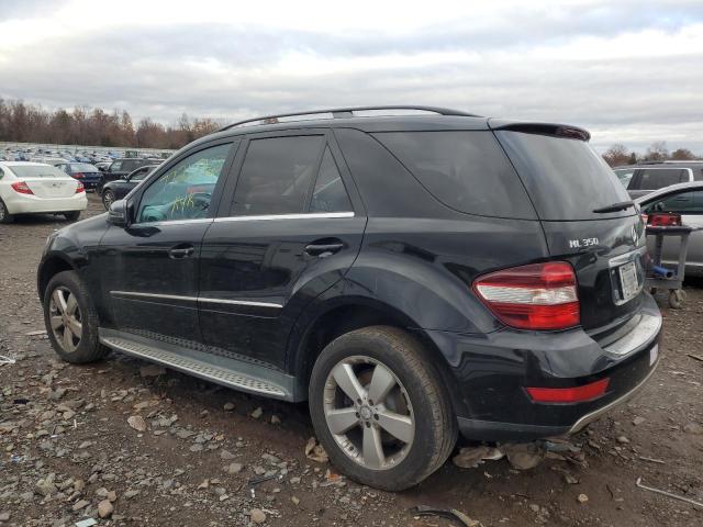 4JGBB8GB4BA640519 - 2011 MERCEDES-BENZ ML 350 4MATIC BLACK photo 2