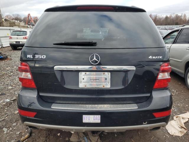 4JGBB8GB4BA640519 - 2011 MERCEDES-BENZ ML 350 4MATIC BLACK photo 6