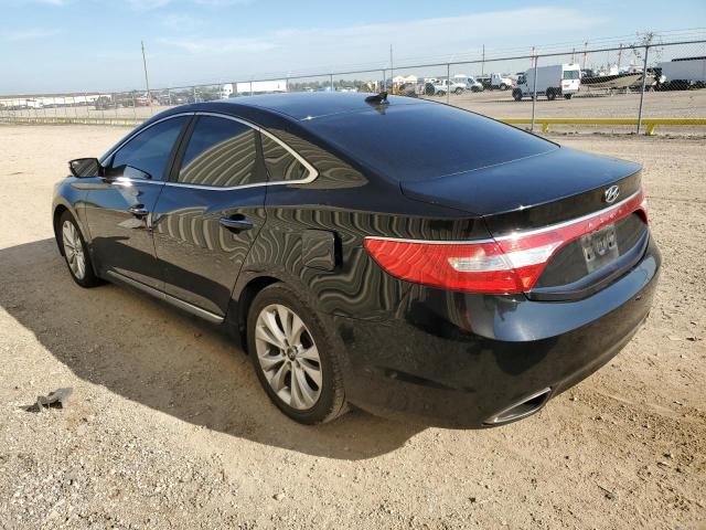 KMHFH4JG6EA366533 - 2014 HYUNDAI AZERA GLS BLACK photo 2