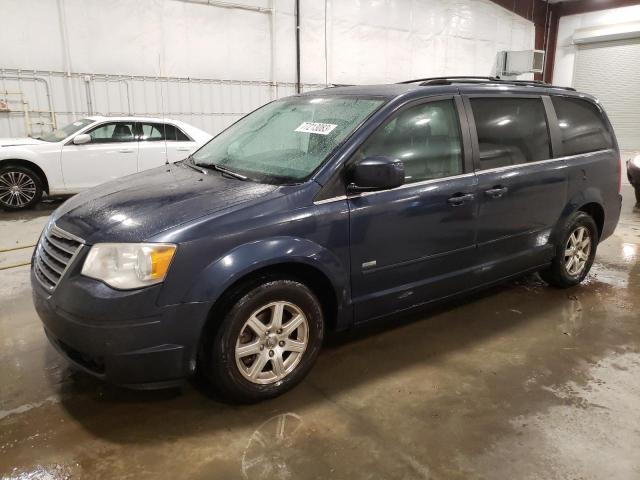 2A8HR54P68R738103 - 2008 CHRYSLER TOWN & COU TOURING BLUE photo 1