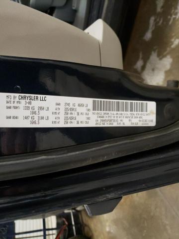 2A8HR54P68R738103 - 2008 CHRYSLER TOWN & COU TOURING BLUE photo 13