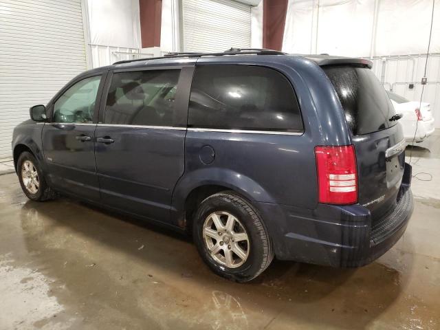 2A8HR54P68R738103 - 2008 CHRYSLER TOWN & COU TOURING BLUE photo 2