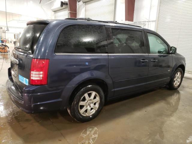 2A8HR54P68R738103 - 2008 CHRYSLER TOWN & COU TOURING BLUE photo 3