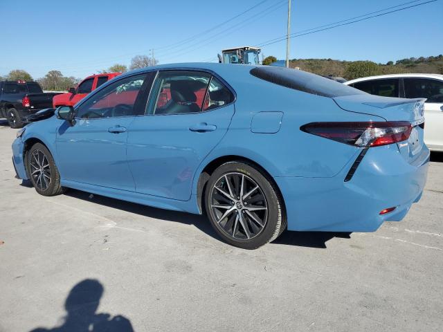 4T1T11AK6RU217201 - 2024 TOYOTA CAMRY SE NIGHT SHADE BLUE photo 2