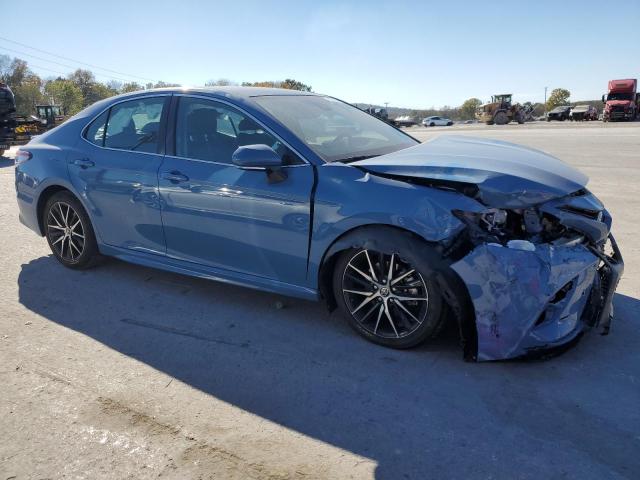4T1T11AK6RU217201 - 2024 TOYOTA CAMRY SE NIGHT SHADE BLUE photo 4