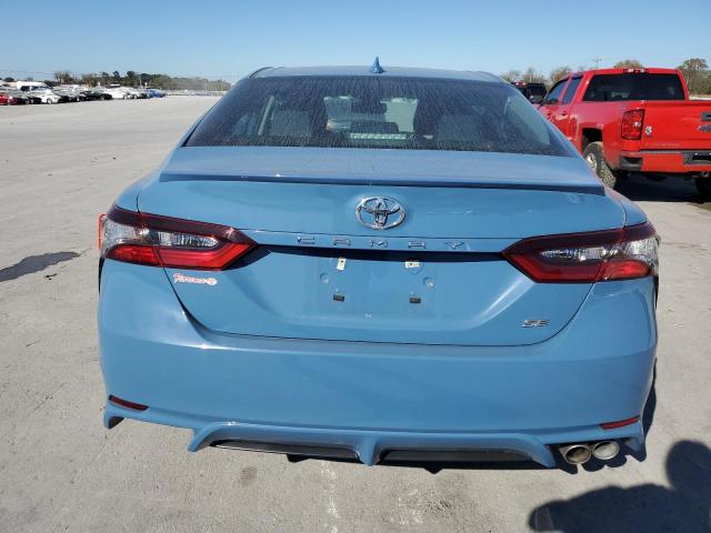 4T1T11AK6RU217201 - 2024 TOYOTA CAMRY SE NIGHT SHADE BLUE photo 6