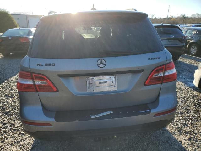 4JGDA5HBXEA359340 - 2014 MERCEDES-BENZ ML 350 4MATIC GRAY photo 6
