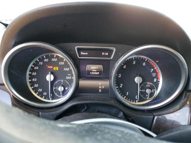 4JGDA5HBXEA359340 - 2014 MERCEDES-BENZ ML 350 4MATIC GRAY photo 9