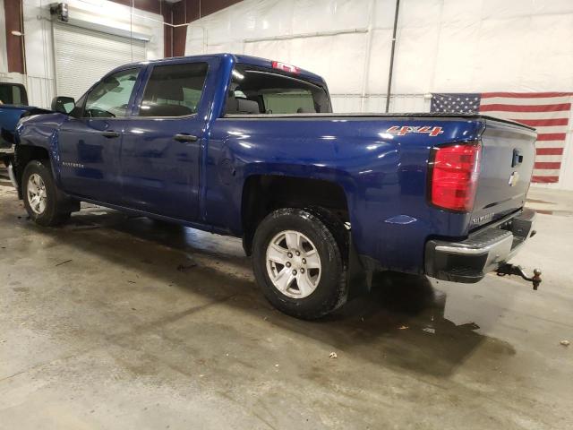 3GCUKREH4EG269510 - 2014 CHEVROLET 1500 K1500 LT BLUE photo 2