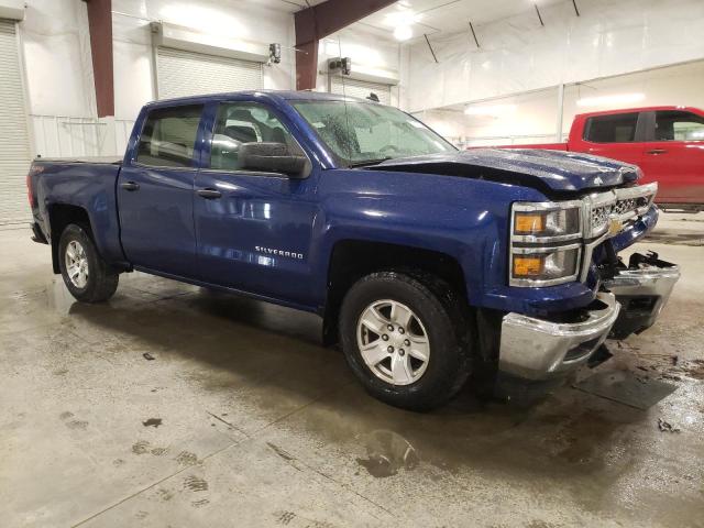 3GCUKREH4EG269510 - 2014 CHEVROLET 1500 K1500 LT BLUE photo 4