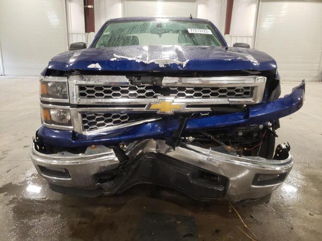 3GCUKREH4EG269510 - 2014 CHEVROLET 1500 K1500 LT BLUE photo 5