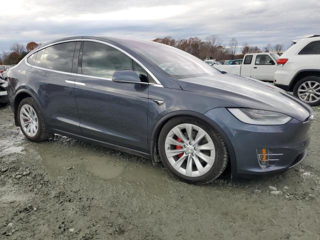 5YJXCBE45LF239496 - 2020 TESLA MODEL X BLUE photo 4