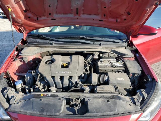 KMHD74LF5HU397600 - 2017 HYUNDAI ELANTRA SE RED photo 11