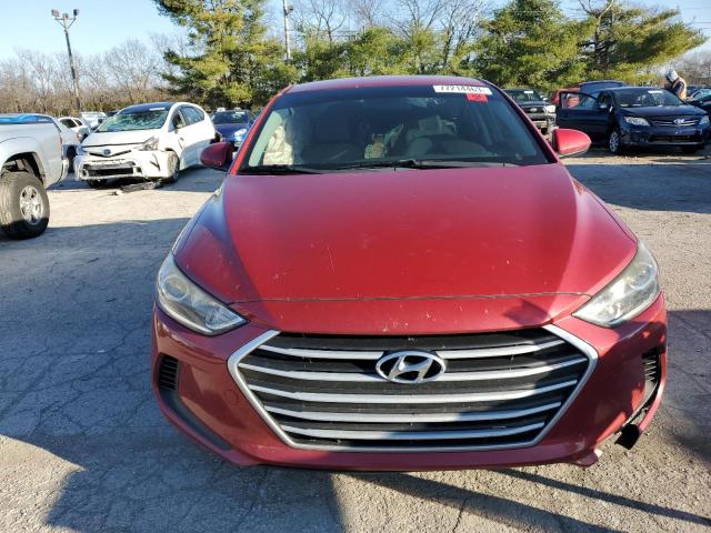 KMHD74LF5HU397600 - 2017 HYUNDAI ELANTRA SE RED photo 5