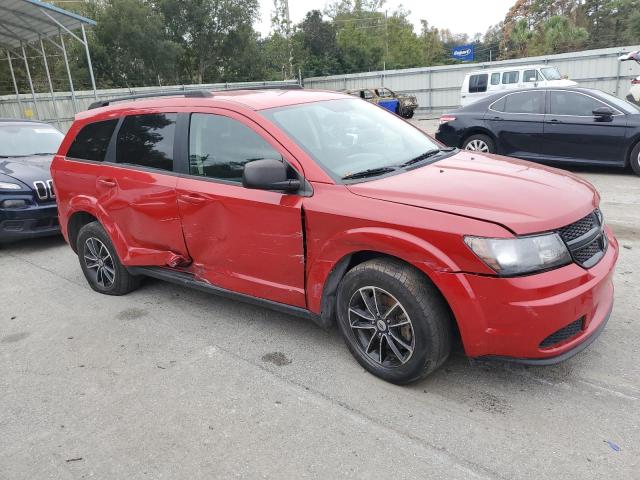 3C4PDCAB3JT310006 - 2018 DODGE JOURNEY SE RED photo 4