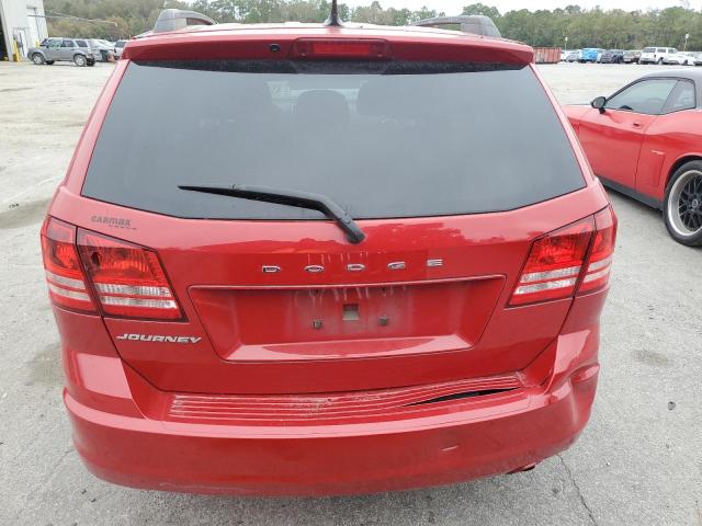 3C4PDCAB3JT310006 - 2018 DODGE JOURNEY SE RED photo 6