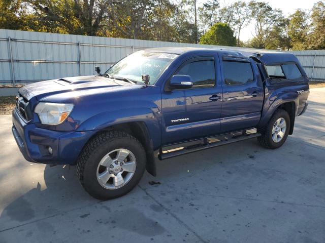 5TFJU4GN4EX064025 - 2014 TOYOTA TACOMA DOUBLE CAB PRERUNNER BLUE photo 1