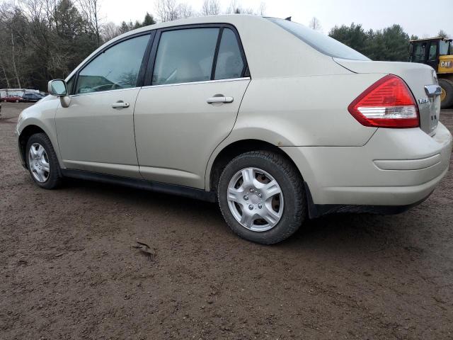 3N1BC11E67L423066 - 2007 NISSAN VERSA S TAN photo 2