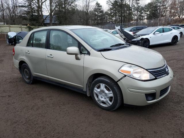 3N1BC11E67L423066 - 2007 NISSAN VERSA S TAN photo 4