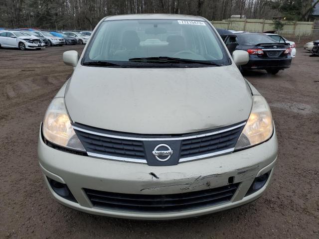 3N1BC11E67L423066 - 2007 NISSAN VERSA S TAN photo 5