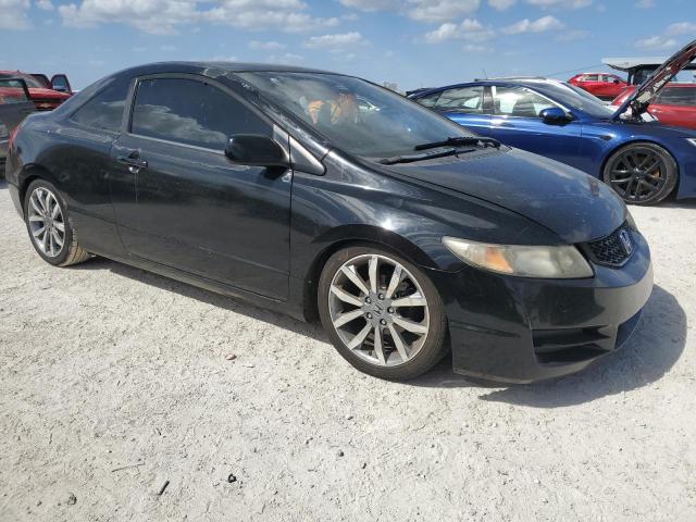 2HGFG12649H505904 - 2009 HONDA CIVIC LX BLACK photo 4