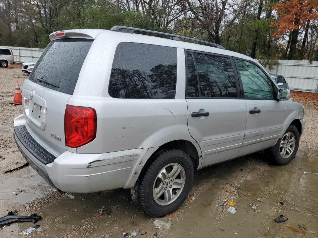 2HKYF18524H564376 - 2004 HONDA PILOT EXL SILVER photo 3