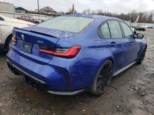 WBS53AY05PFN27944 - 2023 BMW M3 BLUE photo 3