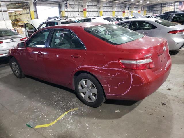 4T4BE46K98R026192 - 2008 TOYOTA CAMRY CE RED photo 2