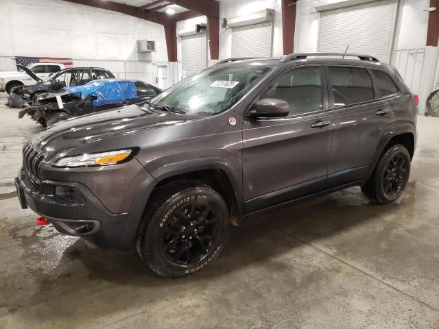 1C4PJMBS9FW600684 - 2015 JEEP CHEROKEE TRAILHAWK CHARCOAL photo 1
