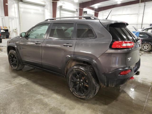 1C4PJMBS9FW600684 - 2015 JEEP CHEROKEE TRAILHAWK CHARCOAL photo 2