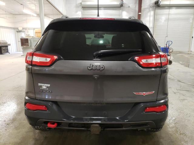 1C4PJMBS9FW600684 - 2015 JEEP CHEROKEE TRAILHAWK CHARCOAL photo 6