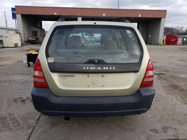 JF1SG63664H721895 - 2004 SUBARU FORESTER 2.5X TAN photo 6