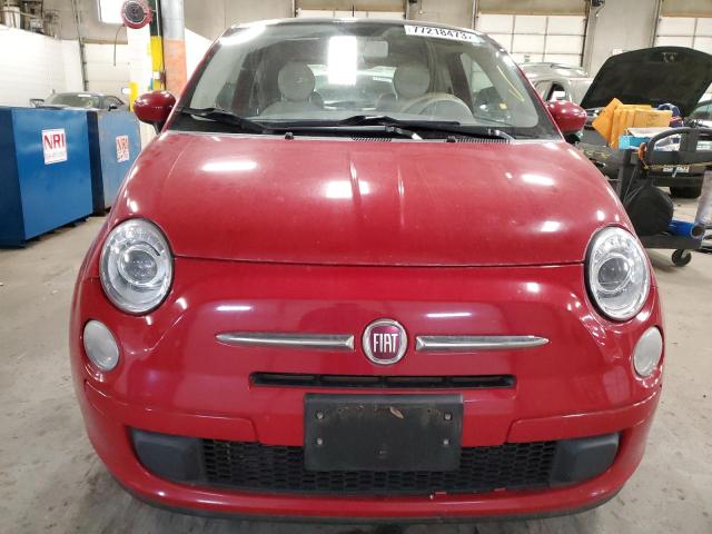 3C3CFFAR9CT179629 - 2012 FIAT 500 POP RED photo 5