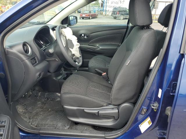 3N1CN7AP0KL873680 - 2019 NISSAN VERSA S BLUE photo 7