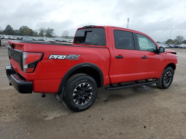 1N6AA1ED7LN506609 - 2020 NISSAN TITAN SV RED photo 3