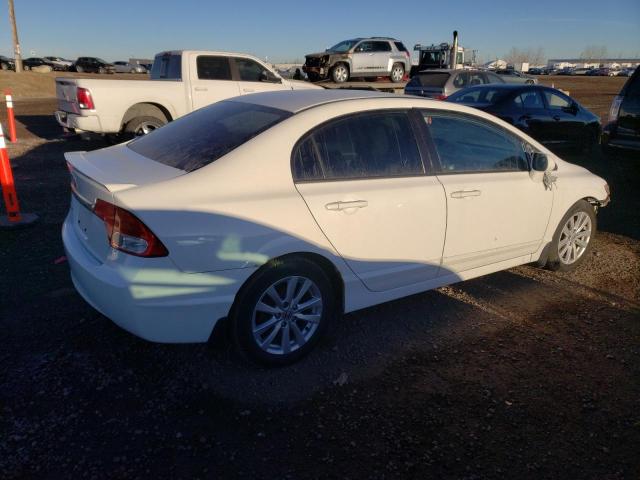 2HGFA16039H102584 - 2009 HONDA CIVIC EXL თეთრი ფოტო 3